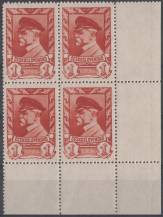 1945, ČSR II, 0385, DV99, Moskevské vydání, 4blok, **