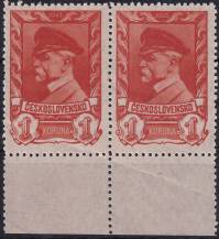 1945, ČSR II, 0385, Výplatní známka: Moskevské vydání  ✶✶  ⊟  o D