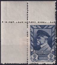 1945, ČSR II, 0386, Výplatní známka: Moskevské vydání  ✶  L H