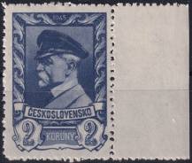 1945, ČSR II, 0386, Výplatní známka: Moskevské vydání  ✶✶  o P