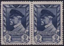 1945, ČSR II, 0386DV, Výplatní známka: Moskevské vydání ✶✶ ⊟