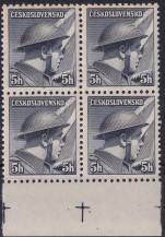 1945, ČSR II, 0387, Londýnské vydání: škpt. P. Řídký (1907-1943) ✶✶ ⊞ o D +