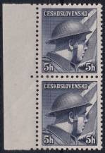 1945, ČSR II, 0387, Londýnské vydání: škpt. P. Řídký ✶✶ ⊟ o L