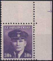 1945, ČSR II, 0391, Londýnské vydání: npor. J. Král (1910-1940) ✶✶ + P H