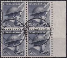 1945, ČSR II, 0387, Londýnské vydání: škpt. P. Řídký (1907-1943) ⊙ ⊞ o P