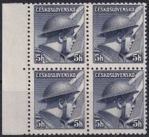 1945, ČSR II, 0387, Výplatní známky: Londýnské vydání - štábní kapitán P. Řídký (1907 - 1943)   ✶✶ ⊞  o L