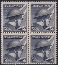 1945, ČSR II, 0387, Výplatní známky: Londýnské vydání - štábní kapitán P. Řídký (1907 - 1943)   ✶✶ ⊞