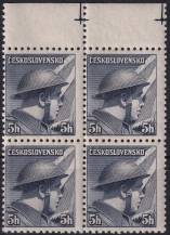 1945, ČSR II, 0387VV, Londýnské vydání: škpt. P. Řídký (1907-1943) ✶✶ ⊞ o H k