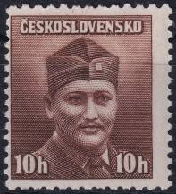 1945, ČSR II, 0388VV, Londýnské vydání: mjr. Dr. M. Novák (1906-1944) ✶✶