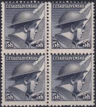 1945, ČSR II, 0387VV, Londýnské vydání: škpt. P. Řídký (1907-1943) ✶✶ ⊞