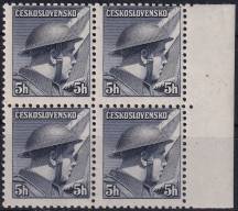 1945, ČSR II, 0387VV, Londýnské vydání: škpt. P. Řídký (1907-1943) ✶✶ ⊞ o P