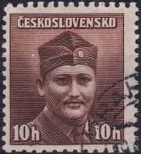 1945, ČSR II, 0388, Londýnské vydání: mjr. Dr. M. Novák (1906-1944) ⊙