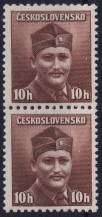 1945, ČSR II, 0388, Londýnské vydání: mjr. Dr. M. Novák ✶✶ ⊟