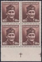 1945, ČSR II, 0388, Londýnské vydání: mjr. Dr. M. Novák (1906-1944) ✶✶ ⊞ o D +