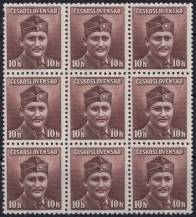 1945, ČSR II, 0388, Výplatní známky: Londýnské vydání - major Dr.  M. Novák (1906 - 1944)   ✶✶ ⊞ 