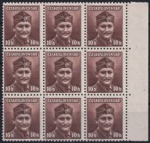 1945, ČSR II, 0388, Výplatní známky: Londýnské vydání - major Dr.  M. Novák (1906 - 1944)   ✶✶ ⊞ o P