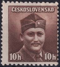 1945, ČSR II, 0388VV, Londýnské vydání: mjr. Dr. M. Novák (1906-1944) ✶✶