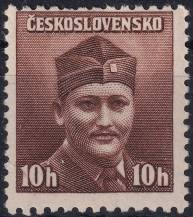 1945, ČSR II, 0388VV, Londýnské vydání: mjr. Dr. M. Novák (1906-1944) ✶✶