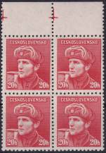 1945, ČSR II, 0389+, Londýnské vydání: kpt. O. Jaroš (1912-1943) ✶✶ ⊞ o H