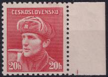 1945, ČSR II, 0389, Londýnské vydání: kpt. O. Jaroš ✶✶ o P
