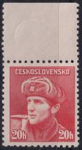 1945, ČSR II, 0389, Londýnské vydání: kpt. O. Jaroš ✶✶ o H