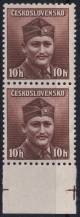 1945, ČSR II, 0388, Londýnské vydání: mjr. Dr. M. Novák (1906-1944) ✶✶ + ⊟ o D
