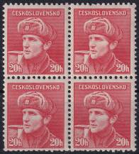 1945, ČSR II, 0389, Londýnské vydání - kpt. O. Jaroš ✶ ⊞