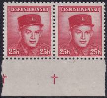 1945, ČSR II, 0390, Londýnské vydání: npor. S. Zimprich (1916-1942) ✶✶ + ◫ o D