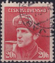 1945, ČSR II, 0389, Londýnské vydání: kpt. O. Jaroš (1912-1943) ⊙