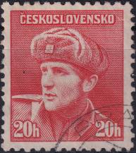 1945, ČSR II, 0389, Londýnské vydání: kpt. O. Jaroš (1912-1943) ⊙