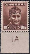 1945, ČSR II, 0388, Londýnské vydání: mjr. Dr. M. Novák (1906-1944) ✶✶ DČ o D
