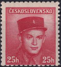 1945, ČSR II, 0390VV, Londýnské vydání: npor. S. Zimprich (1916-1942) ✶✶