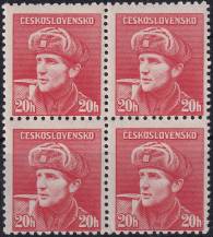 1945, ČSR II, 0389VV, Londýnské vydání: kpt. O. Jaroš (1912-1943) ✶✶ ⊞