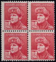 1945, ČSR II, 0389VV, Londýnské vydání: kpt. O. Jaroš (1912-1943) ✶✶ ⊞