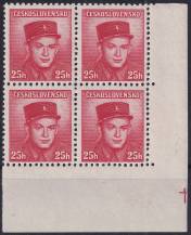 1945, ČSR II, 0390+, Londýnské vydání: npor. S. Zimprich (1916-1942) ✶✶ ⊞ P D