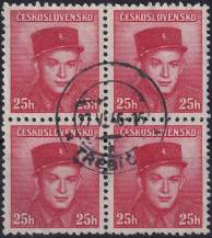 1945, ČSR II, 0390, Londýnské vydání: npor. S. Zimprich (1916-1942) ⊙ ⊞