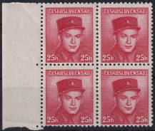 1945, ČSR II, 0390, Londýnské vydání - npor. S. Zimprich ✶ ⊞ o L