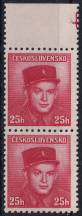 1945, ČSR II, 0390, Londýnské vydání: npor. S. Zimprich (1916-1942) ✶✶ + ⊟ o H