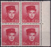 1945, ČSR II, 0390, Výplatní známky: Londýnské vydání - nadporučík S. Zimprich (1916 - 1942)   ✶✶ ⊞ o P
