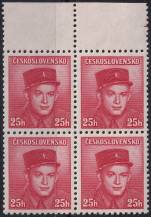 1945, ČSR II, 0390, Výplatní známky: Londýnské vydání - nadporučík S. Zimprich (1916 - 1942)   ✶✶ ⊞ o H