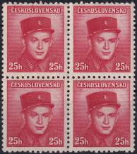1945, ČSR II, 0390, Výplatní známky: Londýnské vydání - nadporučík S. Zimprich (1916 - 1942)   ✶✶ ⊞ 