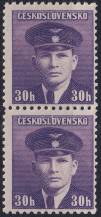 1945, ČSR II, 0391VV, Londýnské vydání: npor. J. král (1910-1940) ✶✶ ⊟