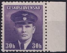 1945, ČSR II, 0391, Londýnské vydání: npor. J. Král ✶✶ o P