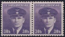 1945, ČSR II, 0391, Londýnské vydání: npor. J. Král ✶✶ ◫