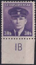 1945, ČSR II, 0391DČ, Londýnské vydání: npor. J. Král (1910-1940) ✶✶ o D