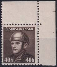 1945, ČSR II, 0392, Londýnské vydání: rtm. J. Gabčík ✶✶ P H