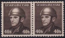 1945, ČSR II, 0392, Londýnské vydání: rtm. J. Gabčík ✶✶ ◫