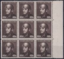 1945, ČSR II, 0392, Výplatní známky: Londýnské vydání - rotmistr J. Gabčík (1912 - 1942)   ✶✶ ⊞  o P