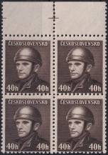 1945, ČSR II, 0392VV+, Londýnské vydání: rtm. J. Gabčík (1912-1942) ✶✶ ⊞ o H