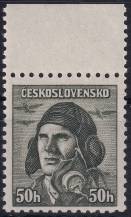 1945, ČSR II, 0393, Londýnské vydání: škpt. A. Vašátko ✶✶ o H